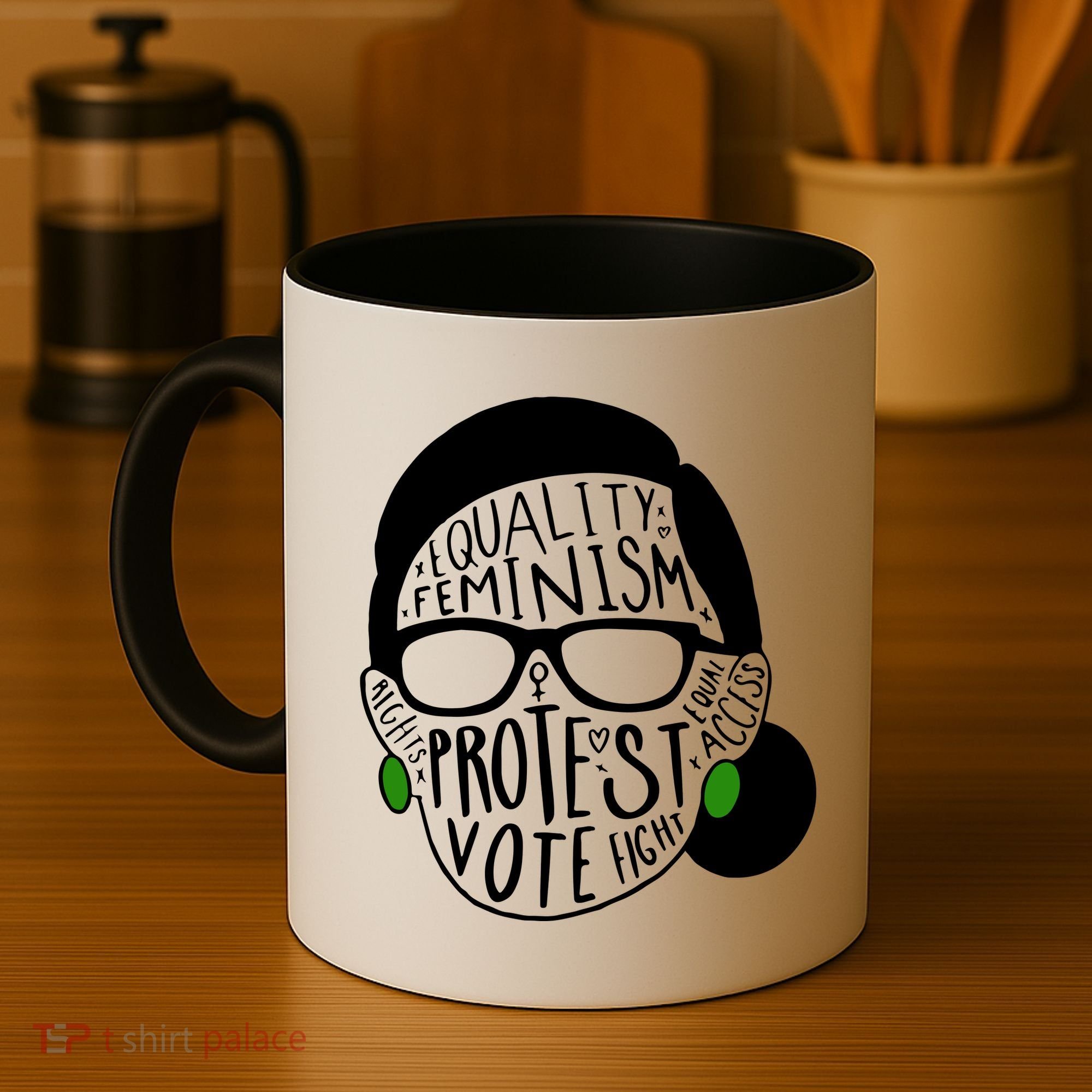 Feminism Equality Protest Vote Ruth Bader Ginsburg Coffee Mug