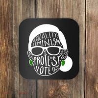 Feminism Equality Protest Vote Ruth Bader Ginsburg Coaster thumb 0
