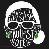 Feminism Equality Protest Vote Ruth Bader Ginsburg Women's Hoodie thumb 2
