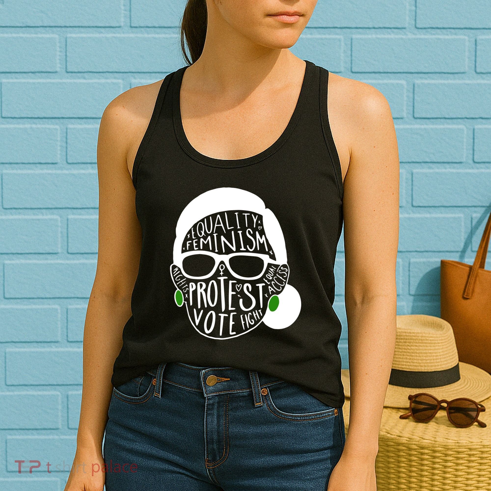 Feminism Equality Protest Vote Ruth Bader Ginsburg Women's Tank Top