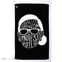 Feminism Equality Protest Vote Ruth Bader Ginsburg Golf Towel thumb 0
