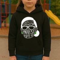 Feminism Equality Protest Vote Ruth Bader Ginsburg Kids Hoodie thumb 3