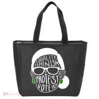 Feminism Equality Protest Vote Ruth Bader Ginsburg Tote Bag thumb 0