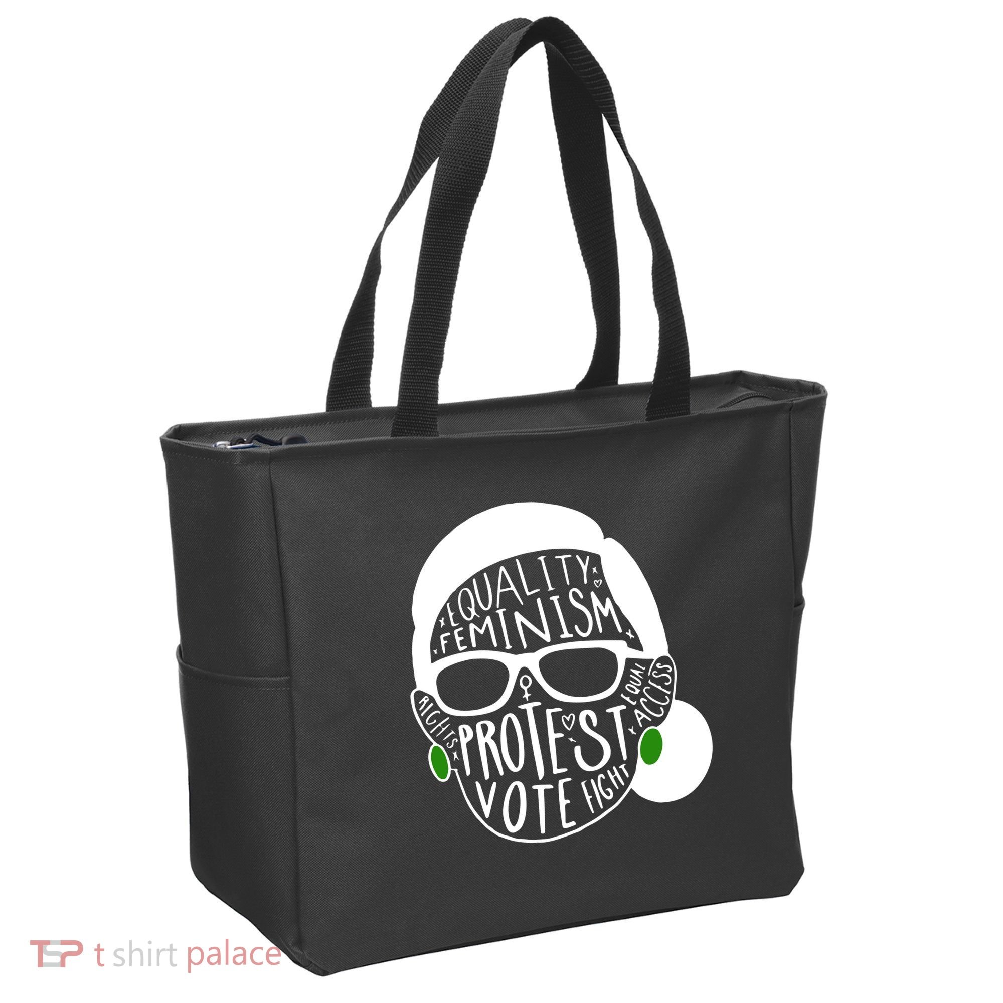 Feminism Equality Protest Vote Ruth Bader Ginsburg Tote Bag