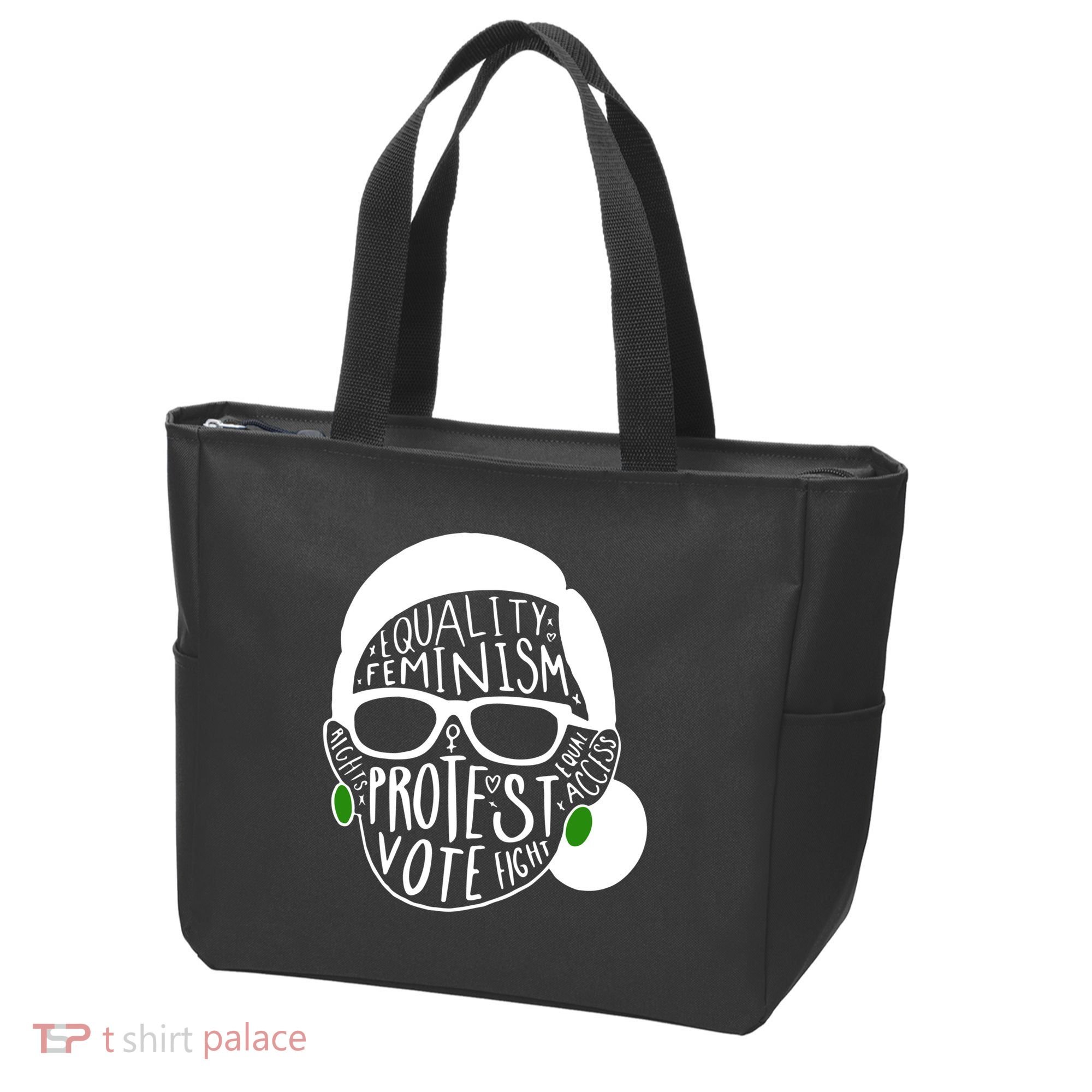 Feminism Equality Protest Vote Ruth Bader Ginsburg Tote Bag