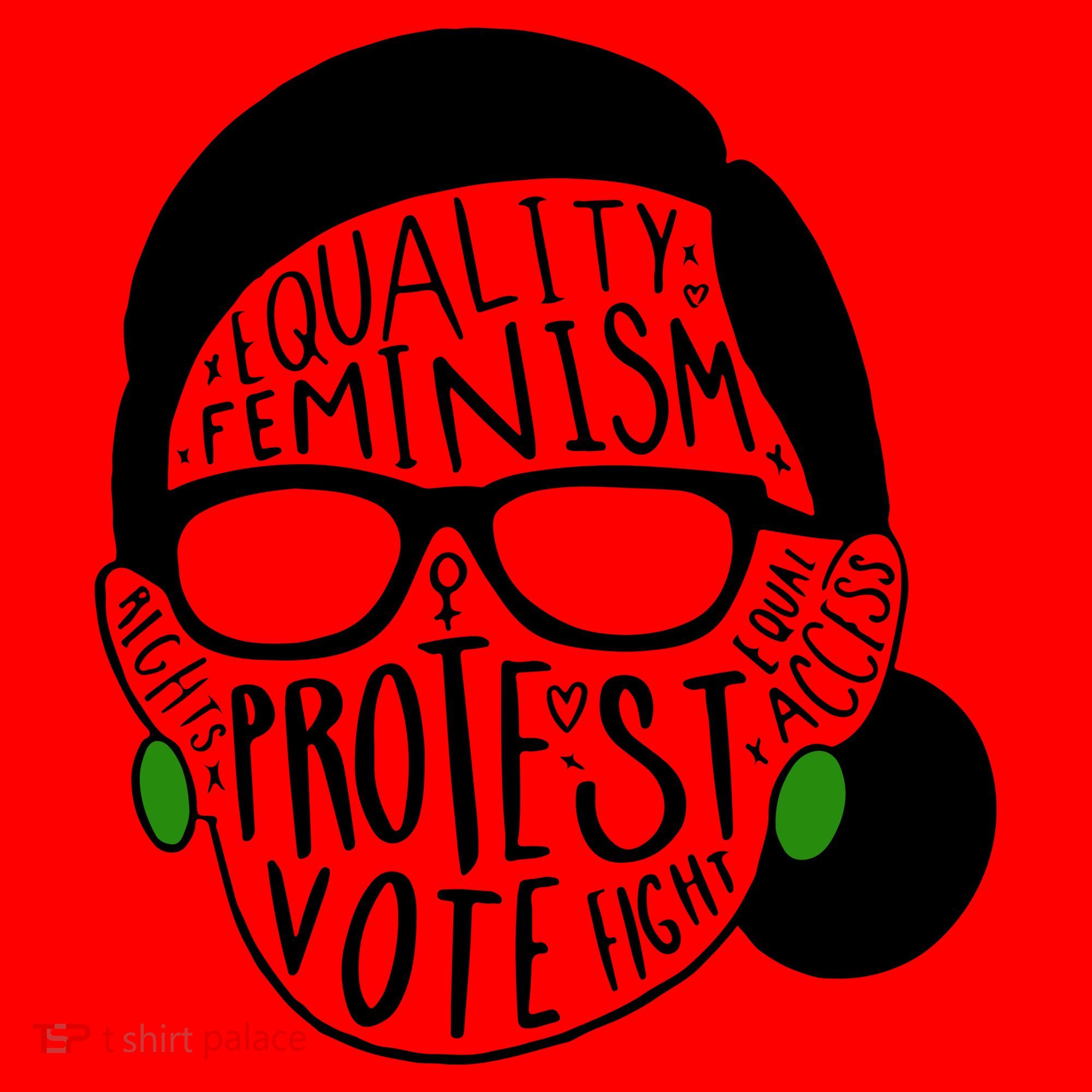Feminism Equality Protest Vote Ruth Bader Ginsburg Santa Hat