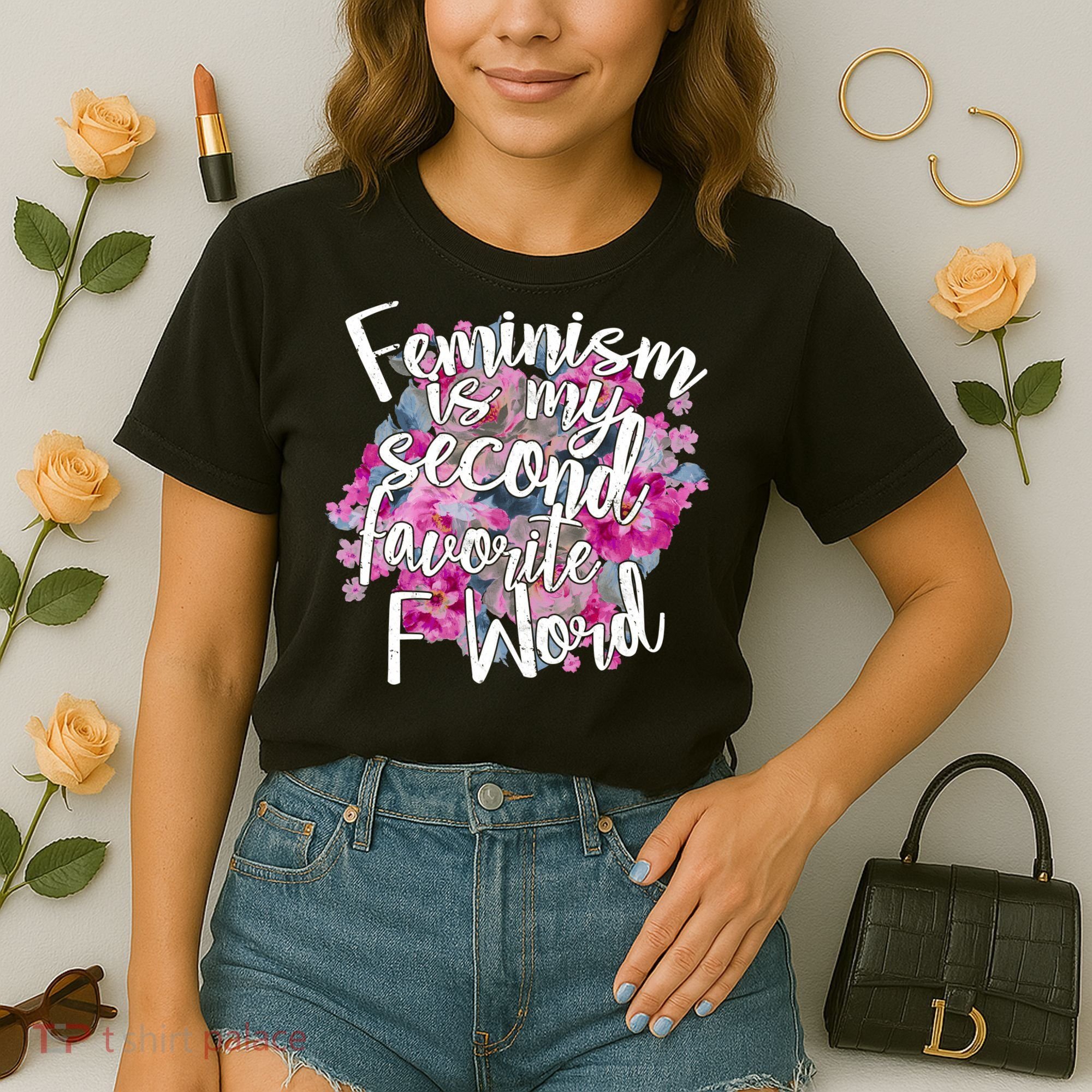 Feminism Is My Second Favorite F Word Comfort Colors Boxy T-Shirt
