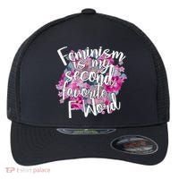 Feminism Is My Second Favorite F Word Flexfit Unipanel Trucker Cap thumb 0
