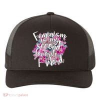 Feminism Is My Second Favorite F Word Yupoong Adult 5-Panel Trucker Hat thumb 0