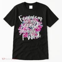 Feminism Is My Second Favorite F Word Tall T-Shirt thumb 0