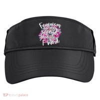 Feminism Is My Second Favorite F Word Adult Drive Performance Visor thumb 0
