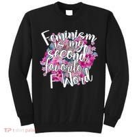 Feminism Is My Second Favorite F Word Tall Sweatshirt thumb 0