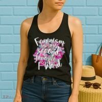 Feminism Is My Second Favorite F Word Women's Tank Top thumb 2