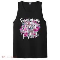 Feminism Is My Second Favorite F Word PosiCharge Competitor Tank thumb 0
