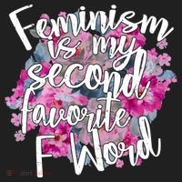 Feminism Is My Second Favorite F Word Kids Long Sleeve Plaid Pajama Set thumb 2