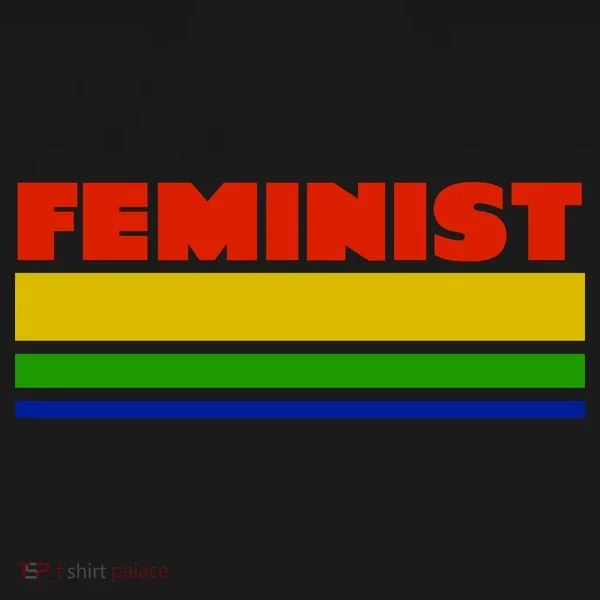Feminist 70's Classic Logo Doggie Tank