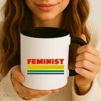 Feminist 70's Classic Logo Coffee Mug thumb 3