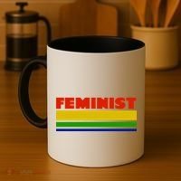 Feminist 70's Classic Logo Coffee Mug thumb 4