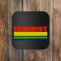Feminist 70's Classic Logo Coaster thumb 0