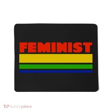 Feminist 70's Classic Logo Mousepad