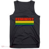 Feminist 70's Classic Logo Tank Top thumb 0