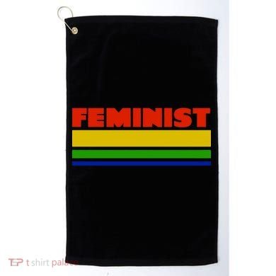 Feminist 70's Classic Logo Golf Towel
