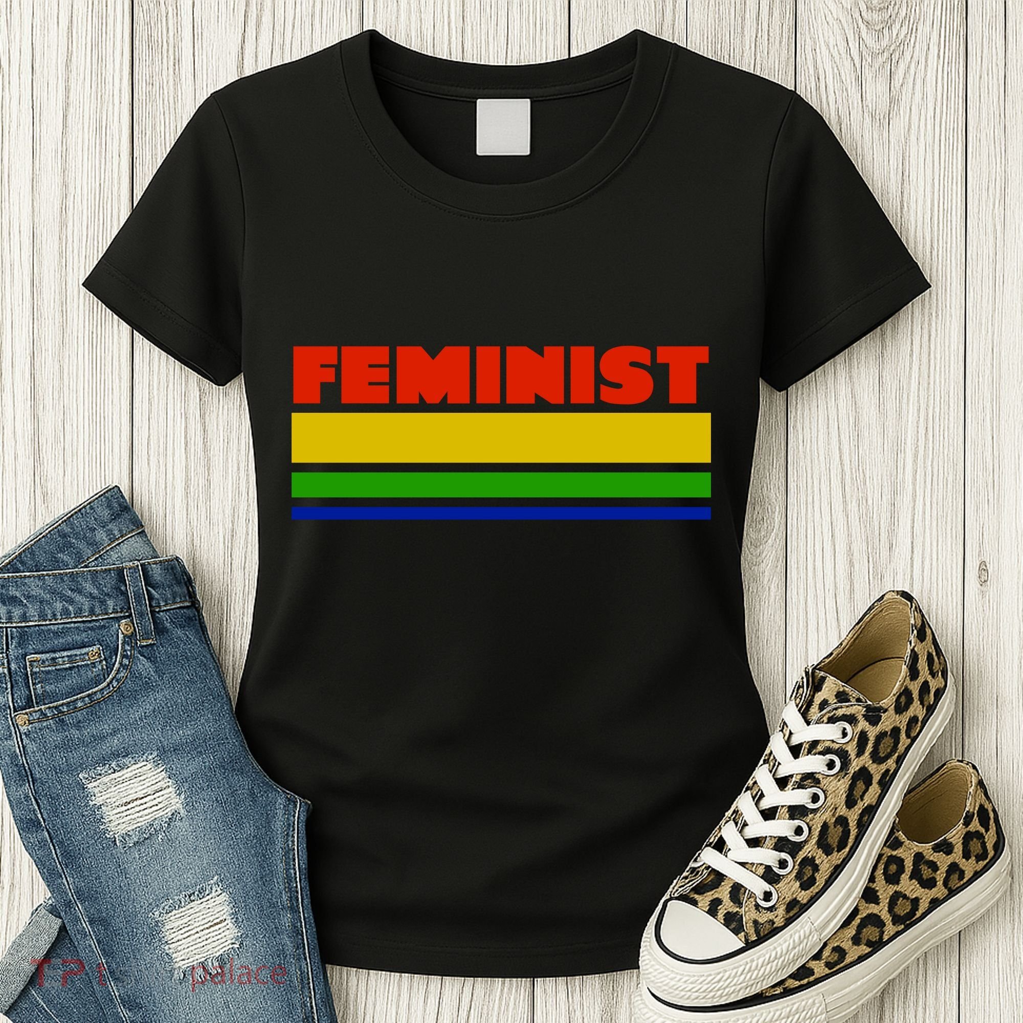 Feminist 70's Classic Logo Women's T-Shirt