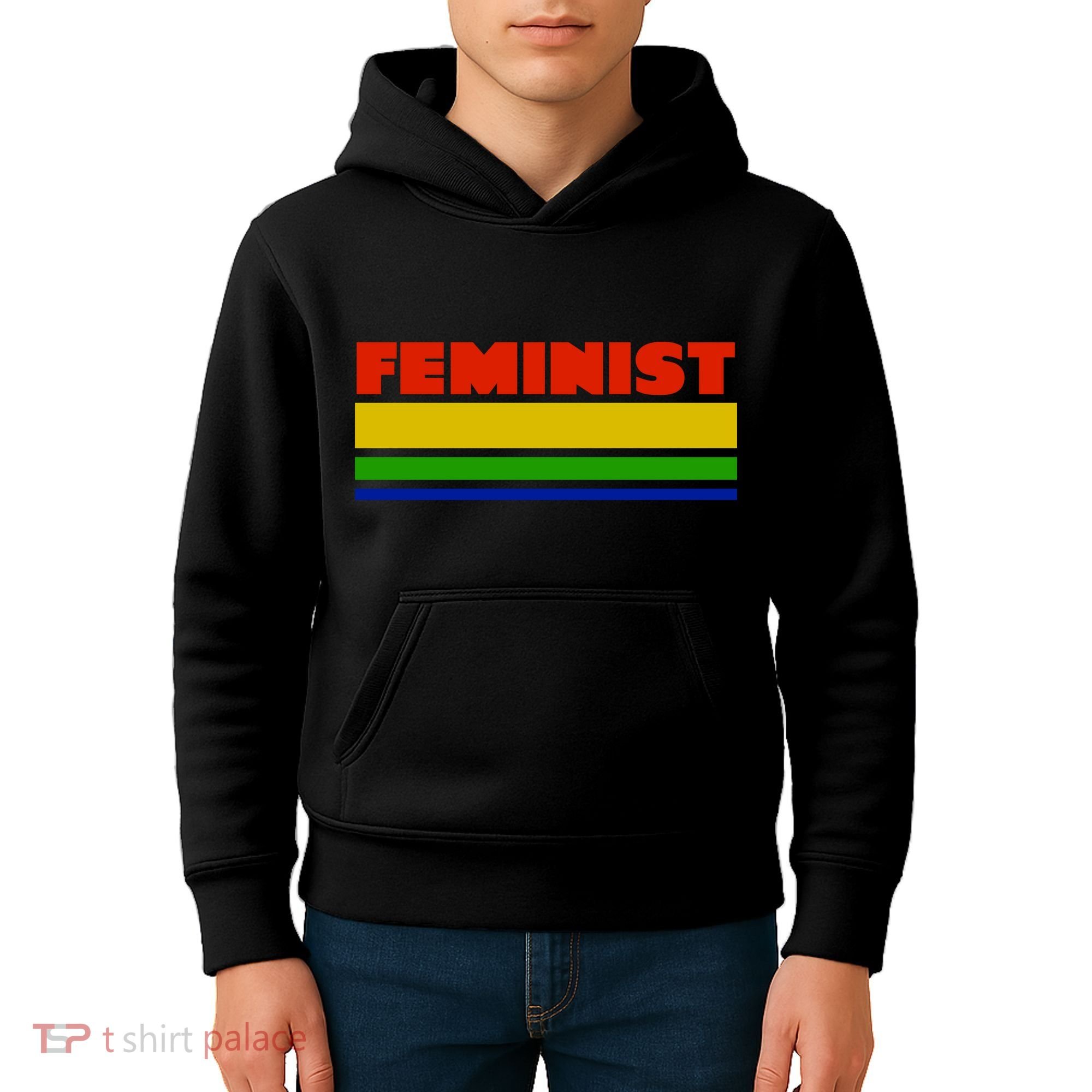 Feminist 70's Classic Logo Kids Hoodie