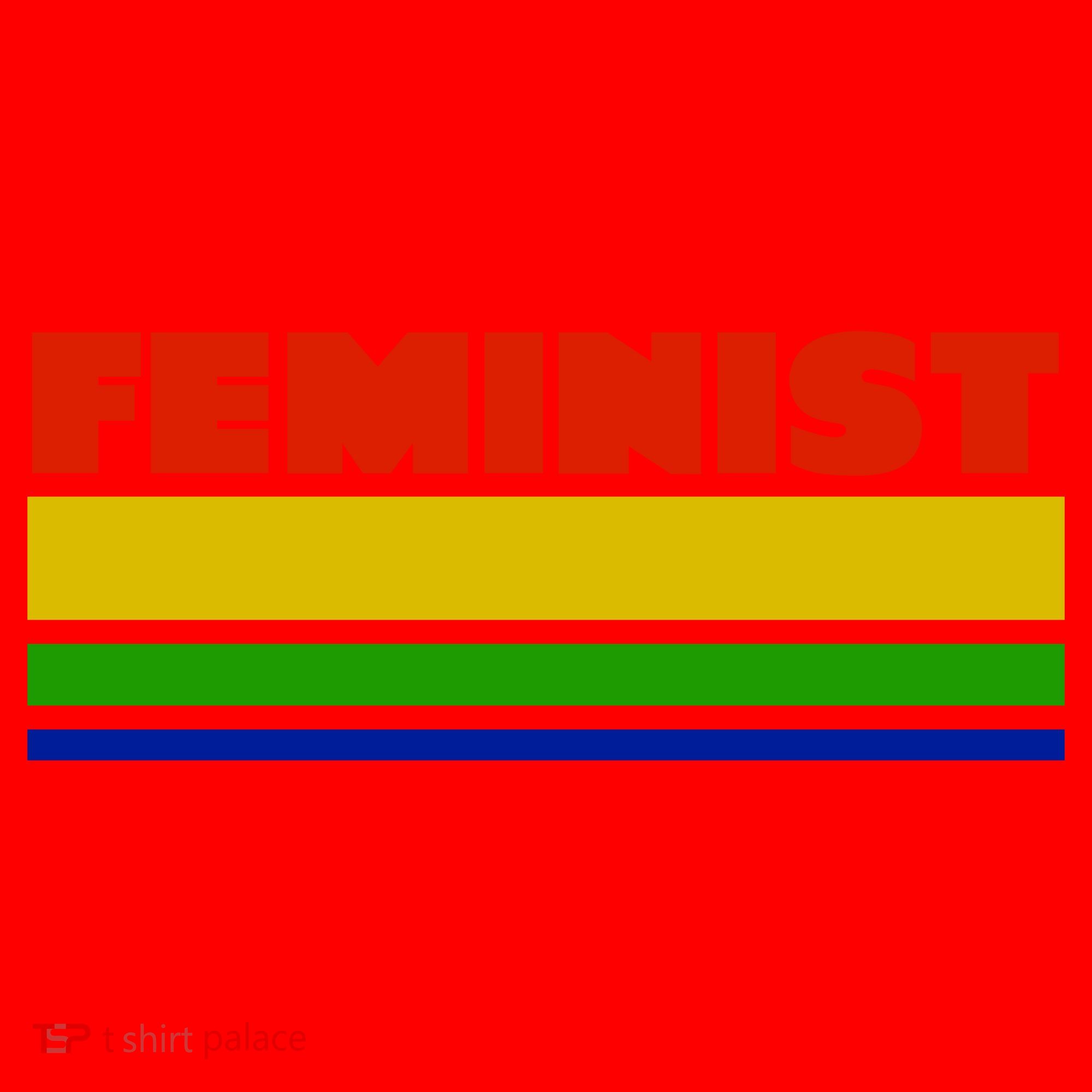 Feminist 70's Classic Logo Santa Hat