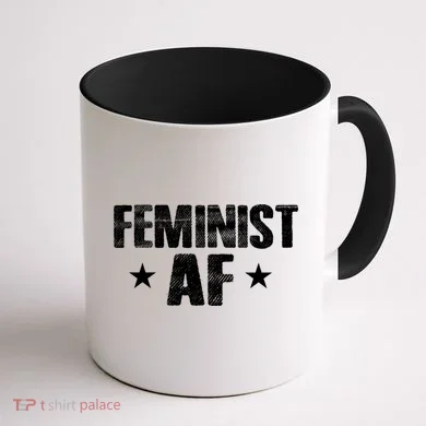 Feminist AF Coffee Mug back