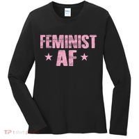 Feminist AF Women's Long Sleeve Shirt thumb 0
