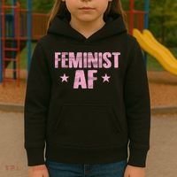 Feminist AF Kids Hoodie thumb 3