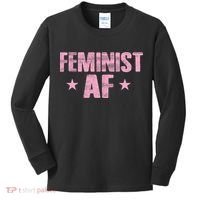 Feminist AF Kids Long Sleeve Shirt thumb 0