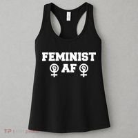 Feminist AF Women's Rights Fist Logo Women's Tank Top thumb 3