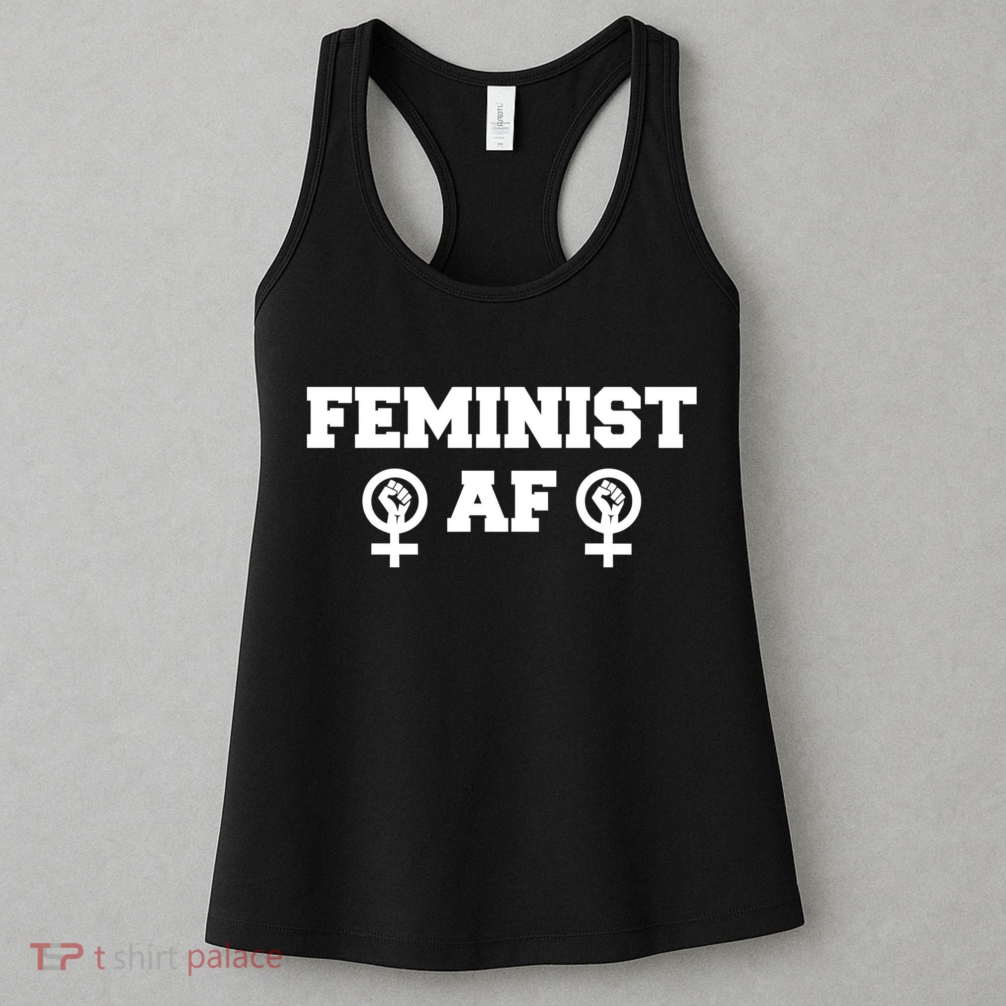 Feminist AF Women's Rights Fist Logo Women's Tank Top