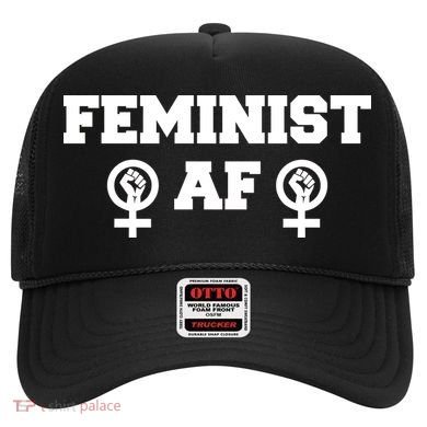 Feminist AF Women's Rights Fist Logo Hat