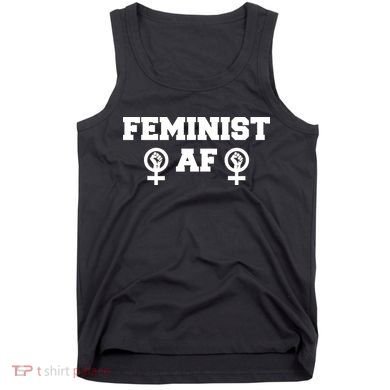 Feminist AF Women's Rights Fist Logo Tank Top