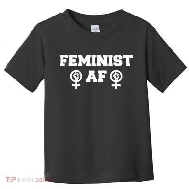 Feminist AF Women's Rights Fist Logo Toddler T-Shirt