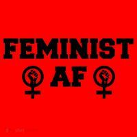 Feminist AF Women's Rights Fist Logo Santa Hat thumb 1