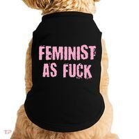 Feminist AS Fuck AF Doggie Tank thumb 0
