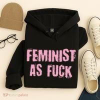 Feminist AS Fuck AF Hoodie thumb 4