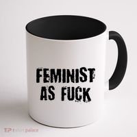 Feminist AS Fuck AF Coffee Mug thumb 1