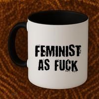 Feminist AS Fuck AF Coffee Mug thumb 2