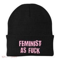 Feminist AS Fuck AF Beanie thumb 0