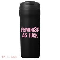 Feminist AS Fuck AF 24oz Duet Stainless Steel Tumbler thumb 0
