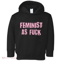 Feminist AS Fuck AF Toddler Hoodie thumb 0
