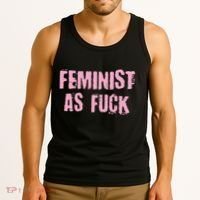 Feminist AS Fuck AF Tank Top thumb 3