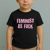 Feminist AS Fuck AF Toddler T-Shirt thumb 2