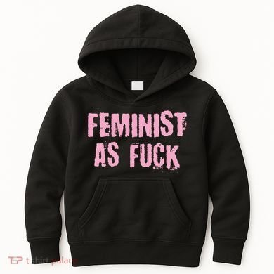 Feminist AS Fuck AF Kids Hoodie