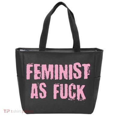Feminist AS Fuck AF Tote Bag